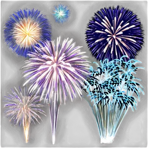New Year Fireworks PNG 05062024 PNG