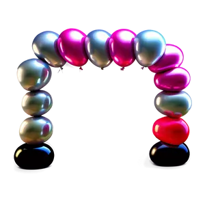 New Year's Eve Balloon Arch Png Usx PNG Image