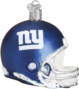 New York Football Helmet Ornament PNG Image