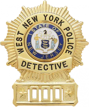 New York New Jersey Police Detective Badge PNG Image