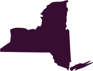 New York State Silhouette PNG Image