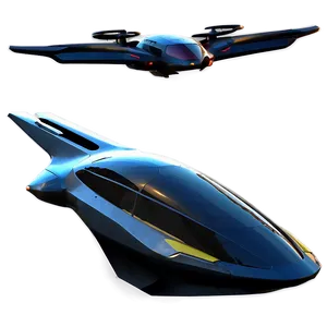 Next-gen Flying Vehicle Png Nuo18 PNG Image