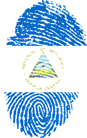 Nicaragua Coatof Arms Distorted PNG Image