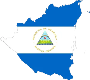 Nicaragua Mapwith Coatof Arms PNG Image