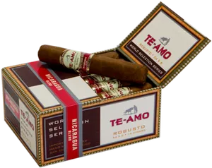 Nicaraguan Te Amo Robusto Cigars PNG Image