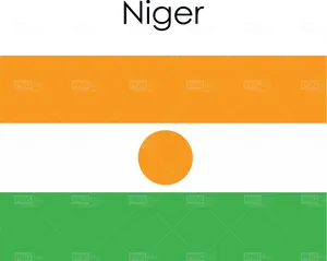 Niger Flag Representation PNG Image