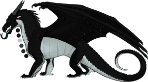 Night Wing Dragon Wings Of Fire PNG Image