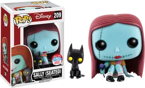 Nightmare Before Christmas Sally Pop Vinyl PNG Image