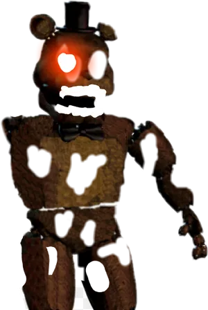 Nightmare Freddy F N A F Character PNG Image