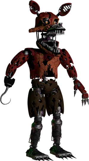 Nightmare_ Freddy_ F N A F_ Character_ Render.png PNG Image