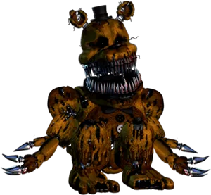 Nightmare_ Freddy_ F N A F_ Character_ Render.png PNG Image