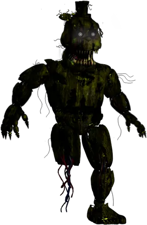 Nightmare Freddy F N A F Character PNG Image