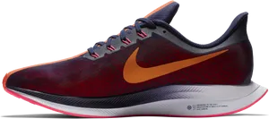 Nike Running Shoe Side View PNG Image