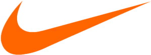 Nike Swoosh Logo Orange PNG Image