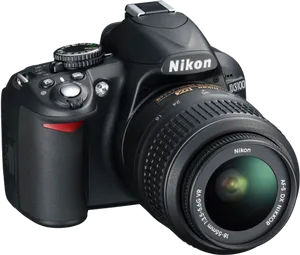 Nikon D3100 D S L R Camera PNG Image