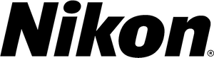 Nikon Logo Black Background PNG Image