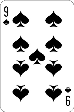 Nine_of_ Spades_ Playing_ Card PNG Image