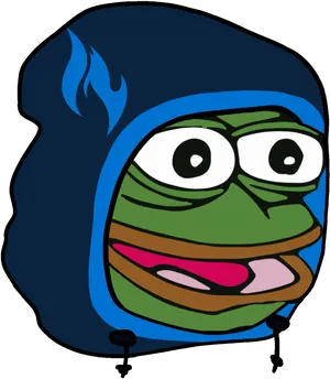 Ninja Pepe_ Twitch_ Emoticon PNG Image