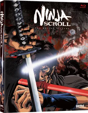 Ninja Scroll Anime Bluray Cover PNG Image