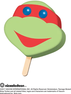 Ninja Turtle Popsicle Illustration PNG Image