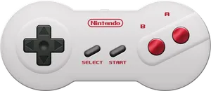 Nintendo Classic Game Controller PNG Image