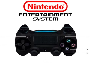 Nintendo Play Station Controller Hybrid PNG Image