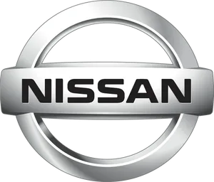 Nissan Logo Silver3 D PNG Image