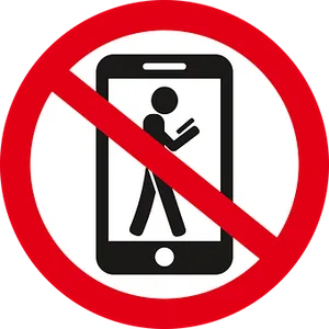 No Cellphone Sign PNG Image