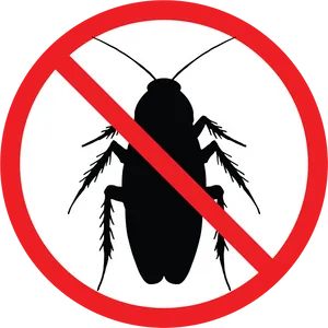 No Cockroach Sign PNG Image