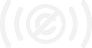 No Copyright Symbol_ Gray Background PNG Image