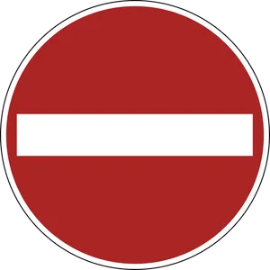 No Entry Sign PNG Image