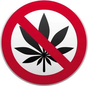 No Marijuana Sign Graphic PNG Image