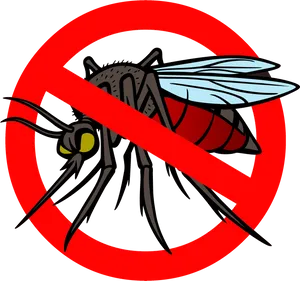 No Mosquito Sign Graphic PNG Image