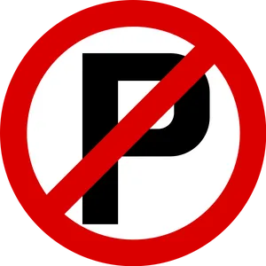 No Parking Sign Graphic PNG Image