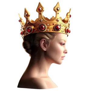 Noble Queen Crown Silhouette Png Wgp PNG Image