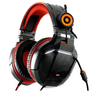 Noise-cancelling Gaming Headphones Png Pnw53 PNG Image