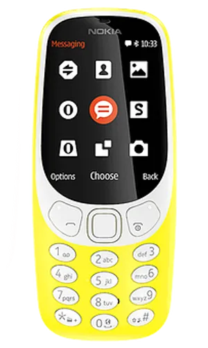 Nokia Classic Model Yellow PNG Image