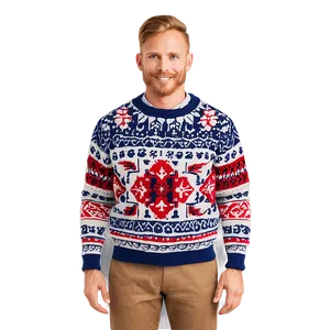 Nordic Sweater Pattern Png Xly45 PNG Image