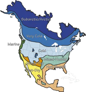 North_ American_ Climate_ Zones_ Map PNG
