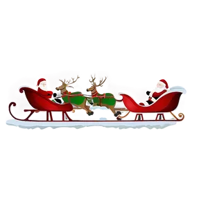 North Pole Sleigh Ride Journey Png 21 PNG Image