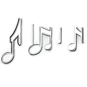 Notas Musicales Doodle Png Vqo PNG Image