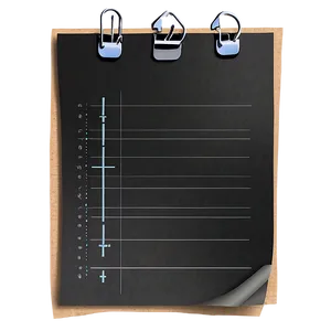 Note Paper With Clip Png 99 PNG Image