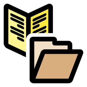 Notebookand Folder Clipart PNG Image