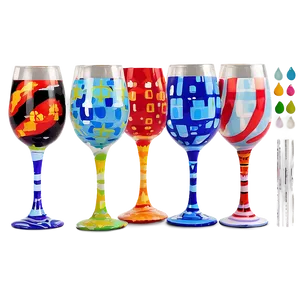 Novelty Wine Glasses Fun Png Paw58 PNG Image