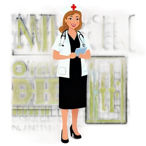 Nurse Graduate Cartoon Png Fci42 PNG Image