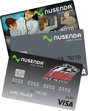 Nusenda Credit Union A T M Cards PNG Image