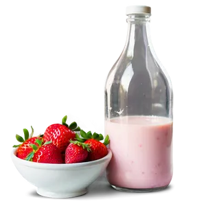 Nutritious Strawberry Milk Beverage Png 91 PNG Image