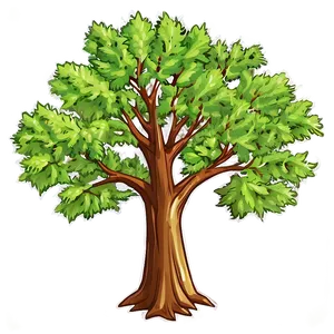 Oak Tree Line Art Png 06122024 PNG Image