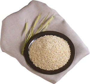 Oat Grainsand Wheat Ears PNG Image