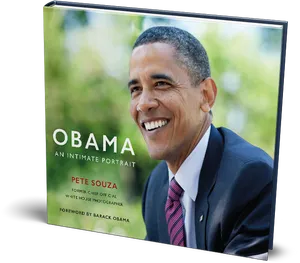 Obama An Intimate Portrait Book Cover PNG Image